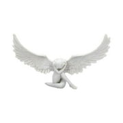 Msioytog Sobbing Angel Garden Statue Goddess Angel Statues Resin Ornaments Angel Wing Miniature Figurines for Patio Yard Home Decoration