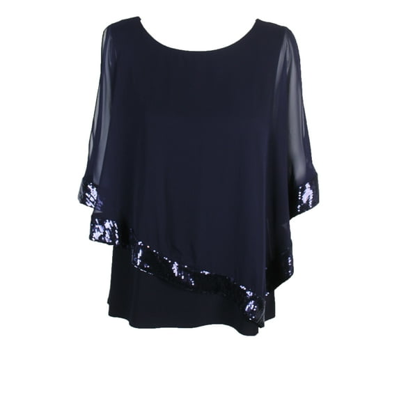 Msk Scoop Neck Slit Shoulder Blouse,Womens