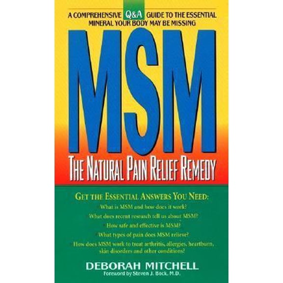 Pre-Owned MSM: The Natural Pain Relief Remedy (Unknown) 0380808994 9780380808991