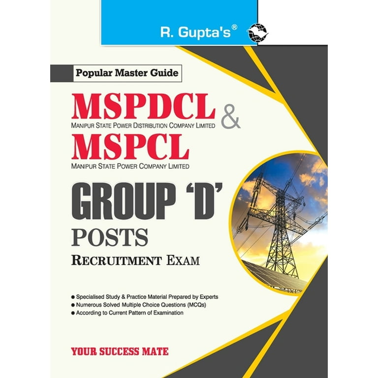 Mspdcl/Mspcl: Group &lsquo;D&rsquo; Recruitment Exam Guide (Paperback 