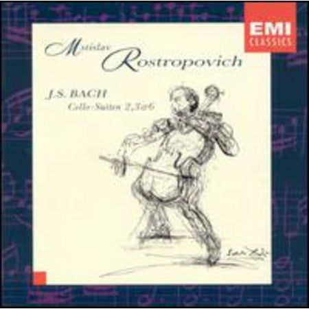 Mstislav Rostropovich - Cello Suites 2 3 & 6 - Music & Performance - CD