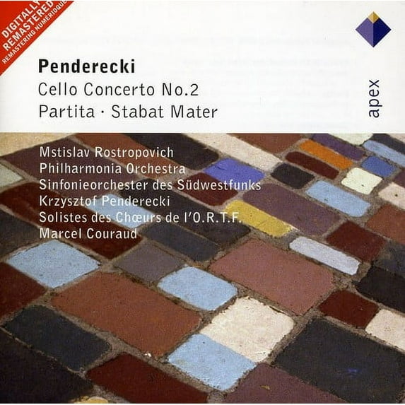 Mstislav Rostropovich - Penderecki: Clo Cto No 2 / Partita / Stabat Mater - Music & Performance - CD