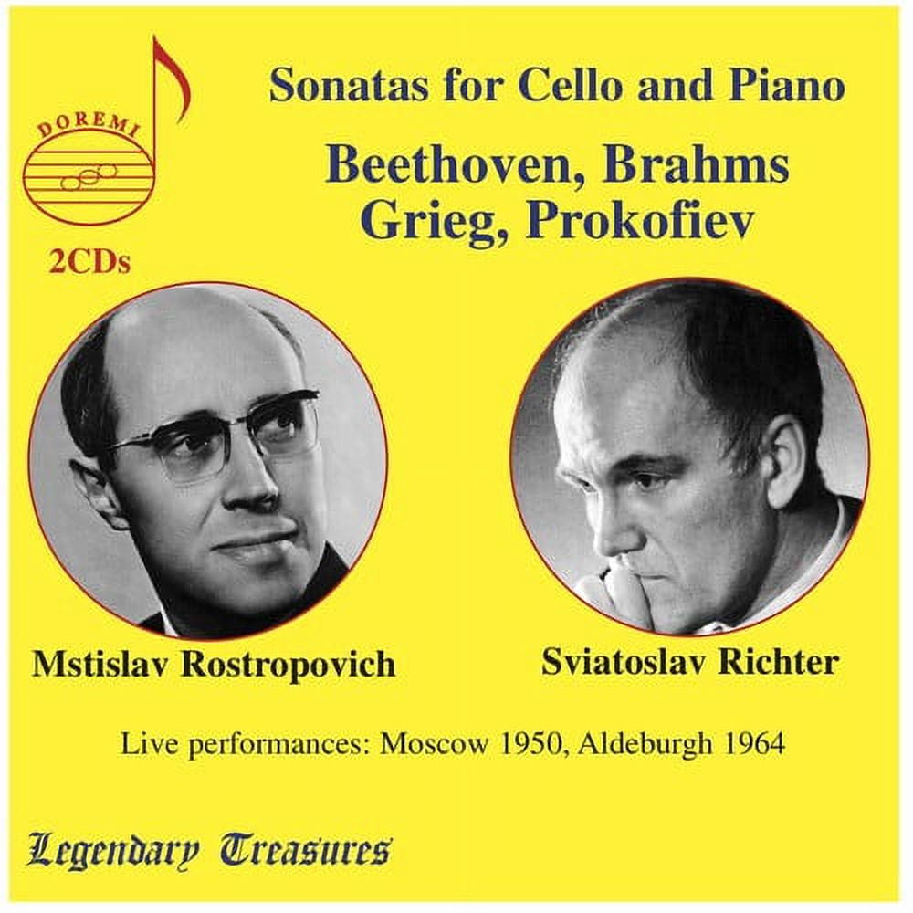 Mstislav Rostropovich - Sonatas for Cello & Piano - Music & Performance - CD