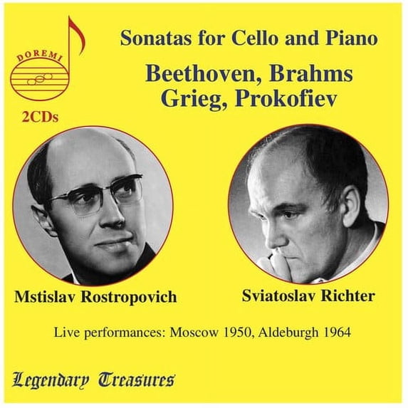 Mstislav Rostropovich - Sonatas for Cello & Piano - Music & Performance - CD