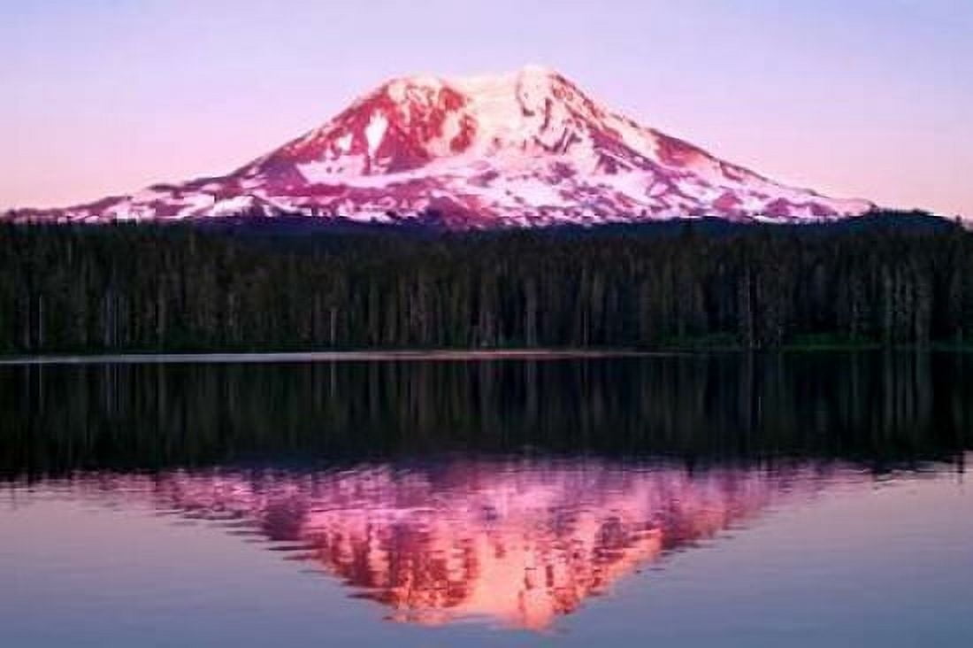 Mt Adams Sunset Canvas Art - Douglas Taylor (24 x 36)