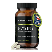 Mt. Angel Vitamins - Essential Amino Acid - L-Lysine - 60 Capsules