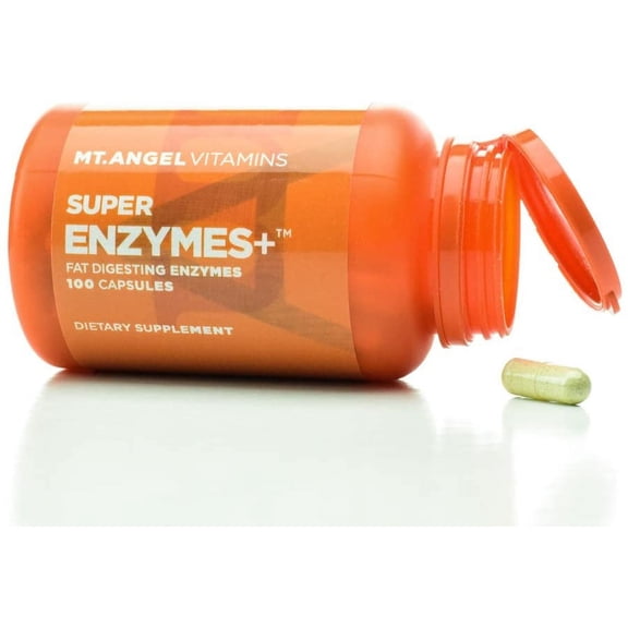 Mt. Angel Vitamins - Super Enzymes +, Fat Digesting Enzymes (50 Capsules)
