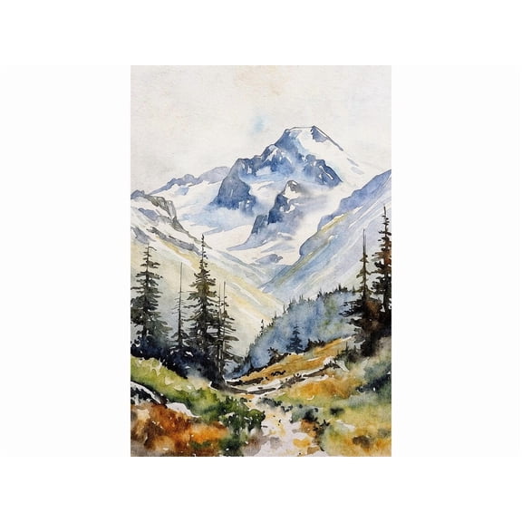 Mt. Baker Print North Cascades National Park Art