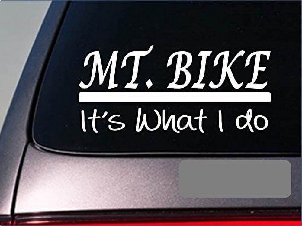 Mt. Bike sticker decal *E277* trail bike helmet pedal tires chain ...