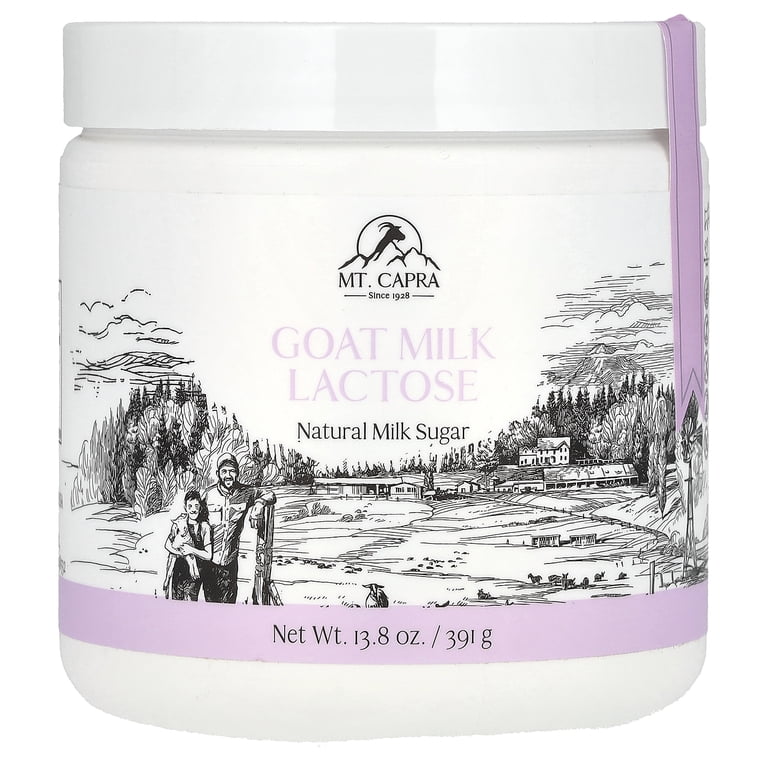 Mt. Capra, Goat Milk Lactose Powder, 13.8 oz, Natural Milk Sugar