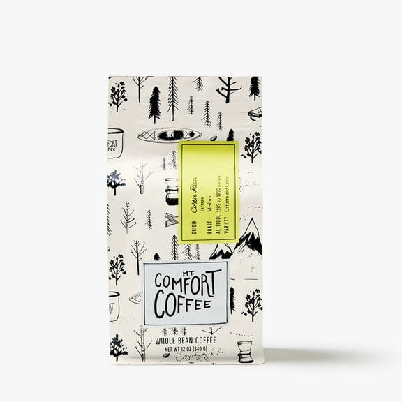 Mt. Comfort Coffee Costa Rica Medium Roast, 12 oz Bag