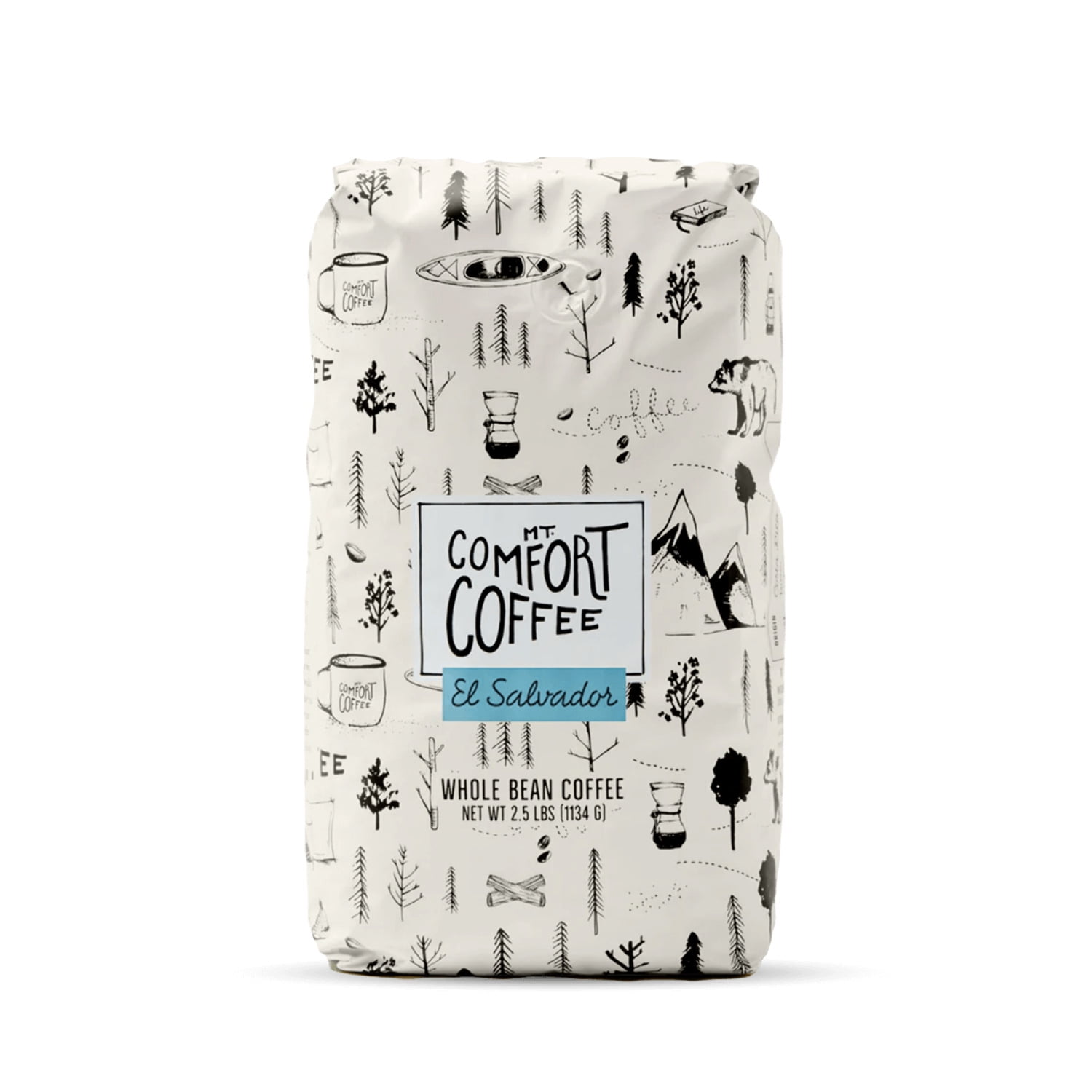 Mt. Comfort Coffee El Salvador Medium Roast, 2.5lb Bag