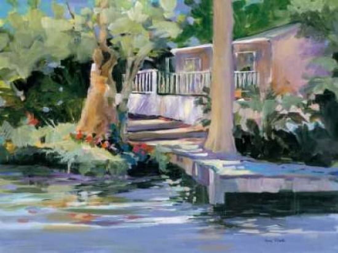Mt Dora Canal House Canvas Art - Jane Slivka (22 x 28)