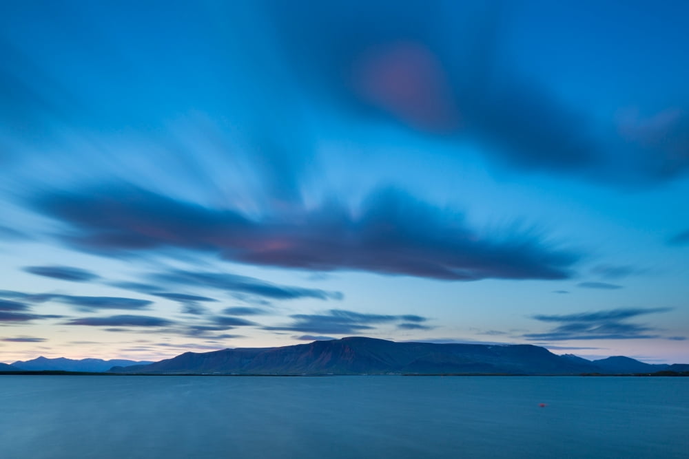 Mt Esja Reykjavik Iceland Canvas Art - Panoramic Images (36 x 12)
