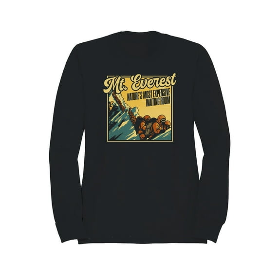 Mt. Everest Waiting Room Graphic Women's Sweatshirt
