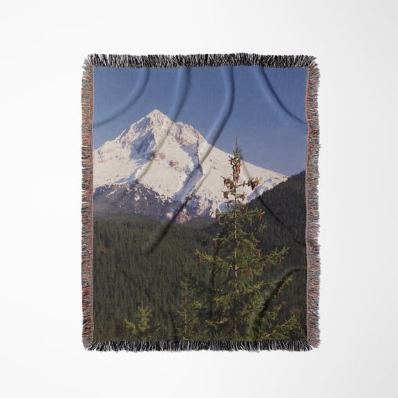 Mt Hood, Mt Hood National Forest, Oregon, Usa - Us38 Swe0085 - Stuart Westmorland, Woven Blanket
