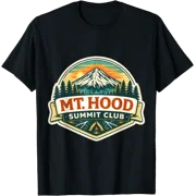 Mt Hood Summit Club Mountain Climber Climbing Alpinist Hike T-Shirt
