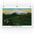 thumbnail image 1 of Mt. Hood from Sandy River, OR (24x36 Giclee Gallery Print, Wall Decor Travel Poster), 1 of 1