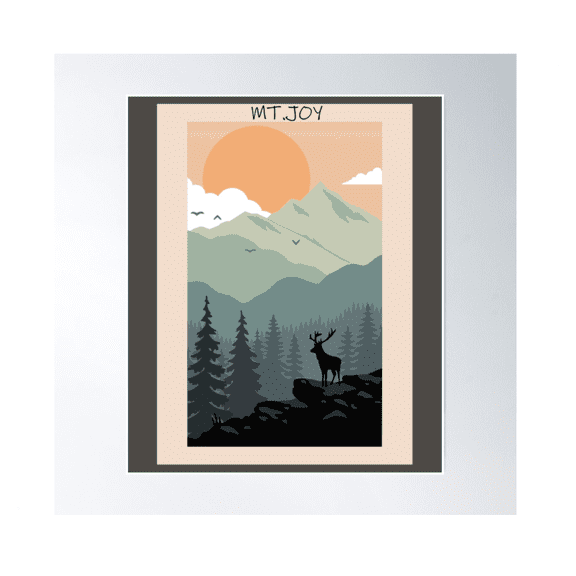 Mt Joy Japan Poster Wall Art Modern Wall Decor