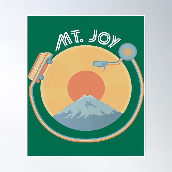 Mt Joy Merch Record Poster Wall Art, Modern Wall Decor, 8x12 UNFRAMED