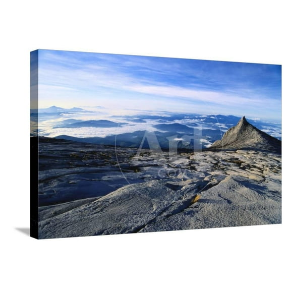 Mt Kinabalu, Kinabalu National Park, Sabah, Borneo, Malaysia, Scenic Stretched Canvas Wall Art by Robert Francis Sold by ArtCom