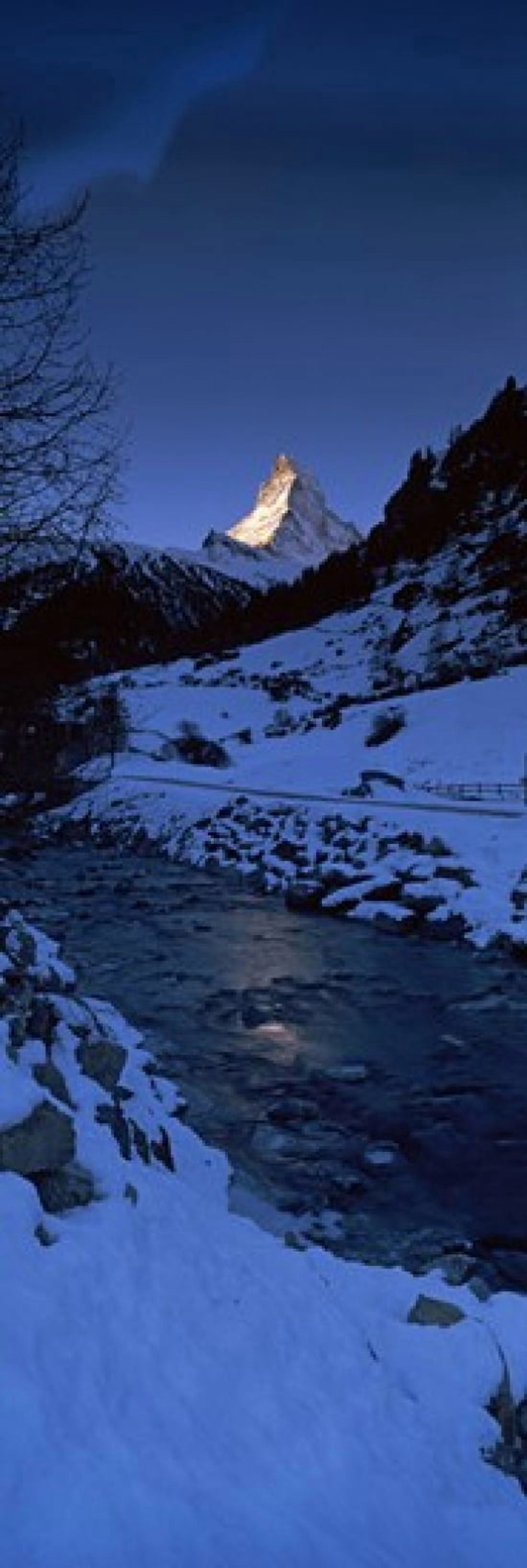 Mt Matterhorn from Zermatt Valais Canton Switzerland Canvas Art - Panoramic Images (18 x 6)