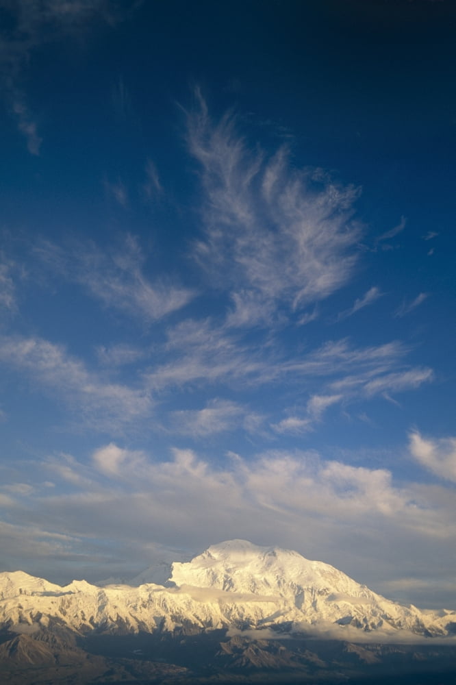 Mt Mckinley From The North Side Denali National Park Alaska Interior Canvas Art - Ernest Manewal Design Pics (11 x 17)