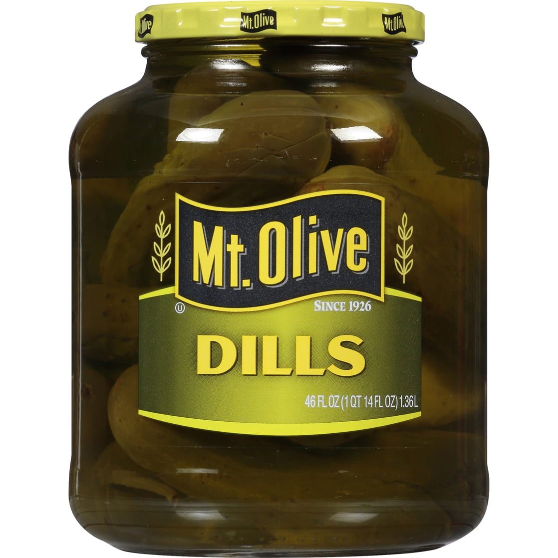Mt. Olive Whole Dills Pickles - 46 fl oz jar