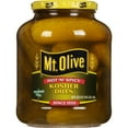 thumbnail image 1 of Mt. Olive Hot N Spicy Kosher Dills Pickles - 46 fl oz jar, 1 of 5