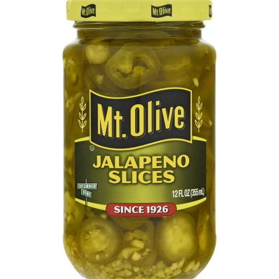 Mt. Olive Jalapeno Pepper Slices, 12 fl oz Jar