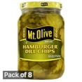 thumbnail image 1 of Mt. Olive Hamburger Dill Chips Pickles Jar 16 fl oz (Pack of 8), 1 of 1