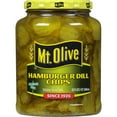 thumbnail image 1 of Mt. Olive Hamburger Dill Pickle Chips - 32 fl oz jar, 1 of 7