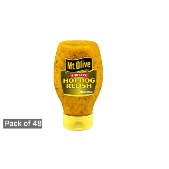 Mt. Olive Hot Dog Relish 10 fl oz (Pack of 48)