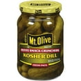 thumbnail image 1 of Mt. Olive Kosher Dill Petite Snack Crunchers 16 fl. oz. Jar (Pack of 18), 1 of 1