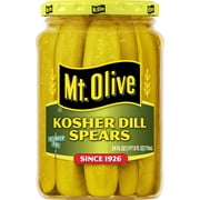 Mt. Olive Kosher Dill Pickle Spears, 24 fl oz Jar