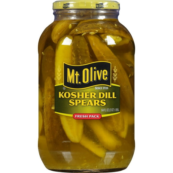 Mt. Olive Kosher Dill Spears Pickles - 64 fl oz jar