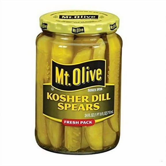 Mt. Olive Kosher Dill Spears Fresh Jar, 24 Fl Oz