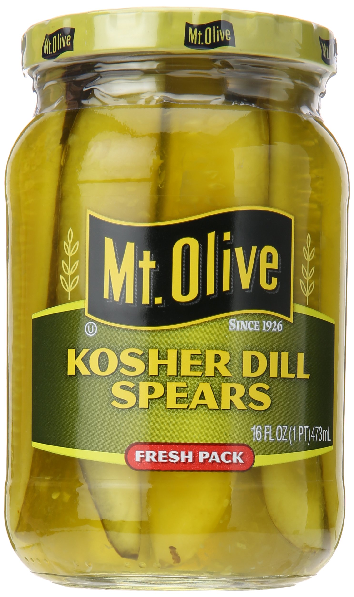 Mt. Olive Kosher Dill Spears Pickles, 16 Oz