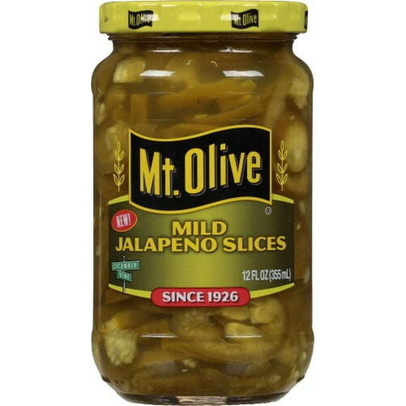 Mt Olive Mild Jalapeno Slices 12 fl oz - Pack of 2