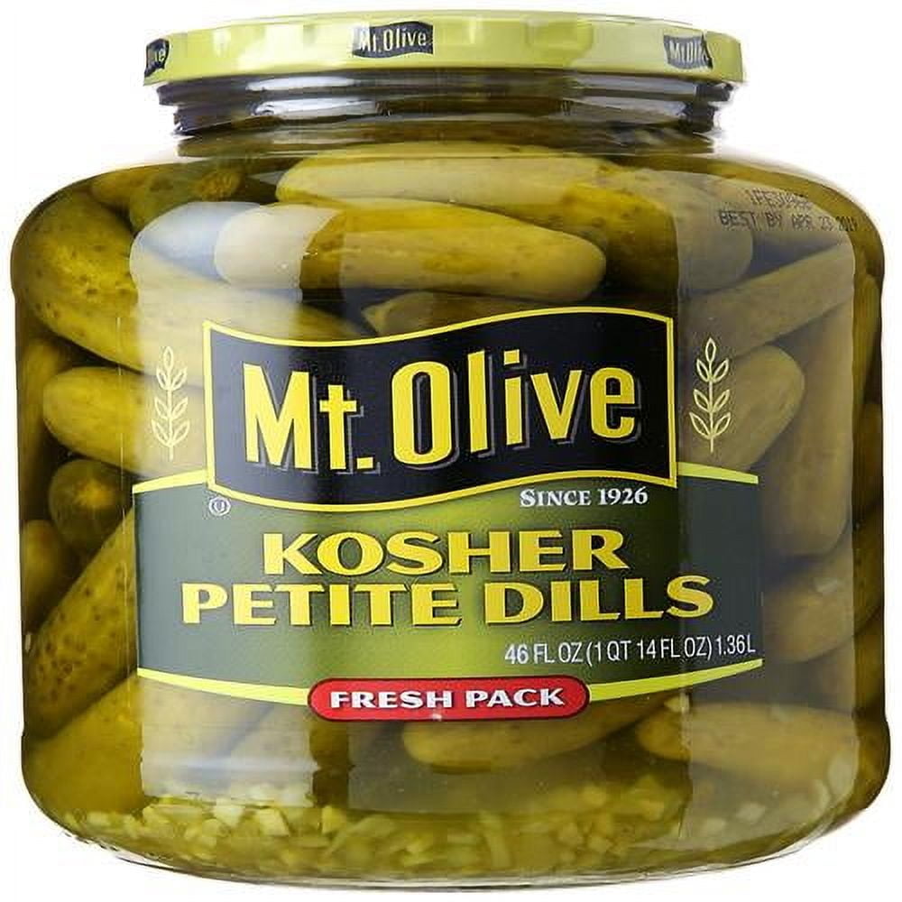 Mt. Olive Mt. Olive Petite Dills Kosher Pickles 46Oz, 46 Oz - Pack of 2