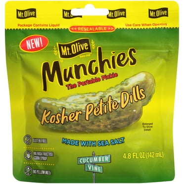 Mt. Olive Munchies The Portable Pickle Kosher Petite Dills