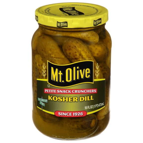 Mt. Olive Petite Kosher Dill Snack Crunchers - 16 oz Packaging May Vary (Pack of 2)
