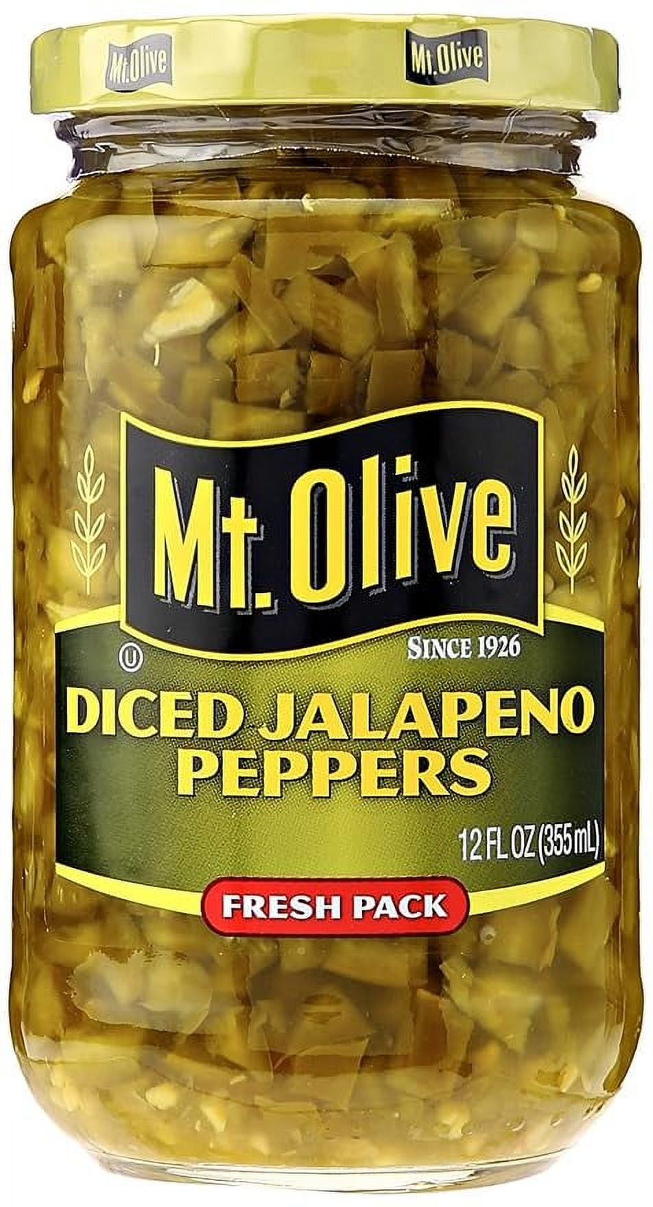 Mt Olive Pickle Co Mt Olive Diced Jalapeno Pepper, 12 oz