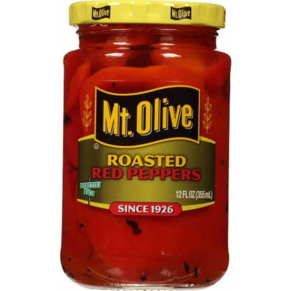 Mt Olive Roasted Red Peppers 12 fl oz - Pack of 2