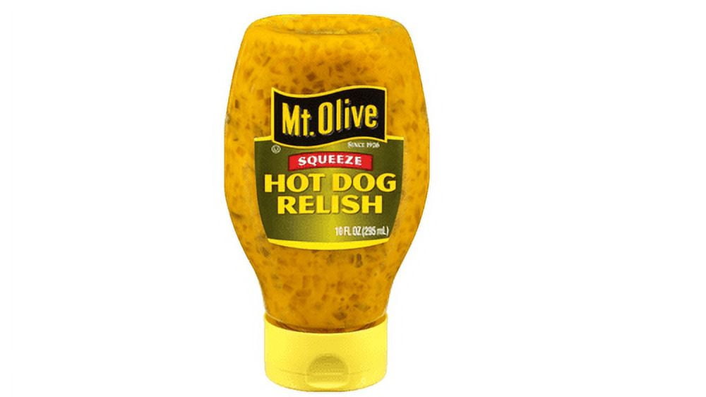Mt Olive Squeeze Hot Dog Relish, 10 fl oz Bottle