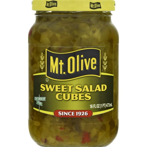 Mt. Olive Sweet Salad Cubes - 16 fl oz jar