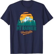 Mt Rainier Retro Vintage Design T Shirt