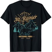 Mt. Rainier Vintage Mountain Pnw T Shirt