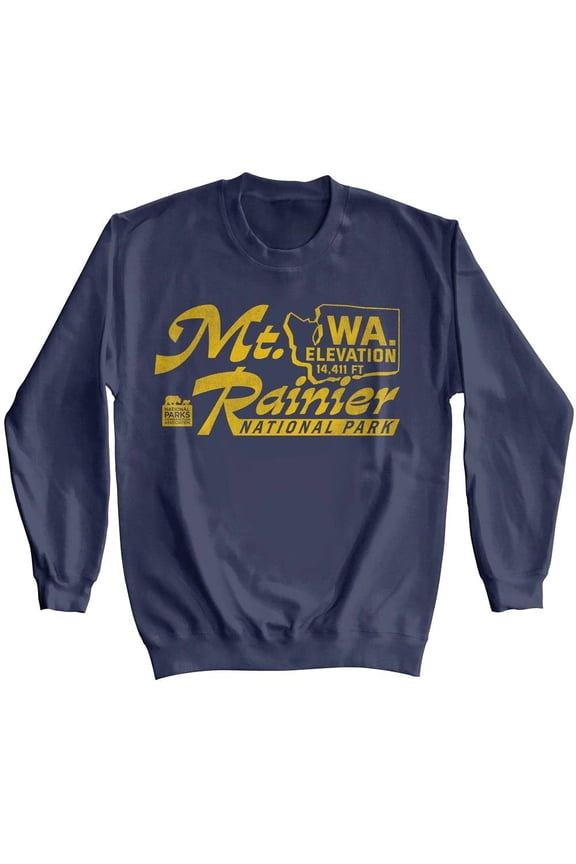Mt Ranier Elevation Sweater (Navy, AdultL)