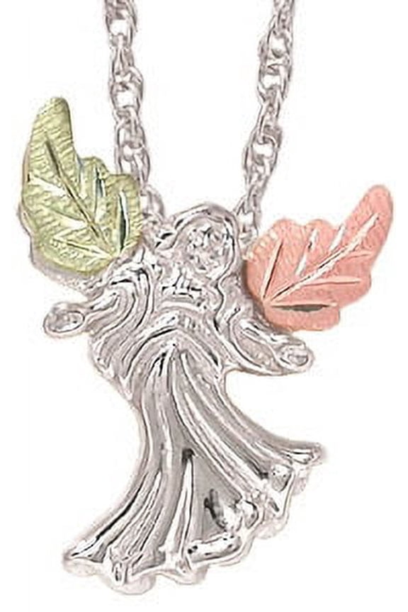 Mt Rushmore Black Hills 925 Sterling Silver Angel Pendant Necklace for Women